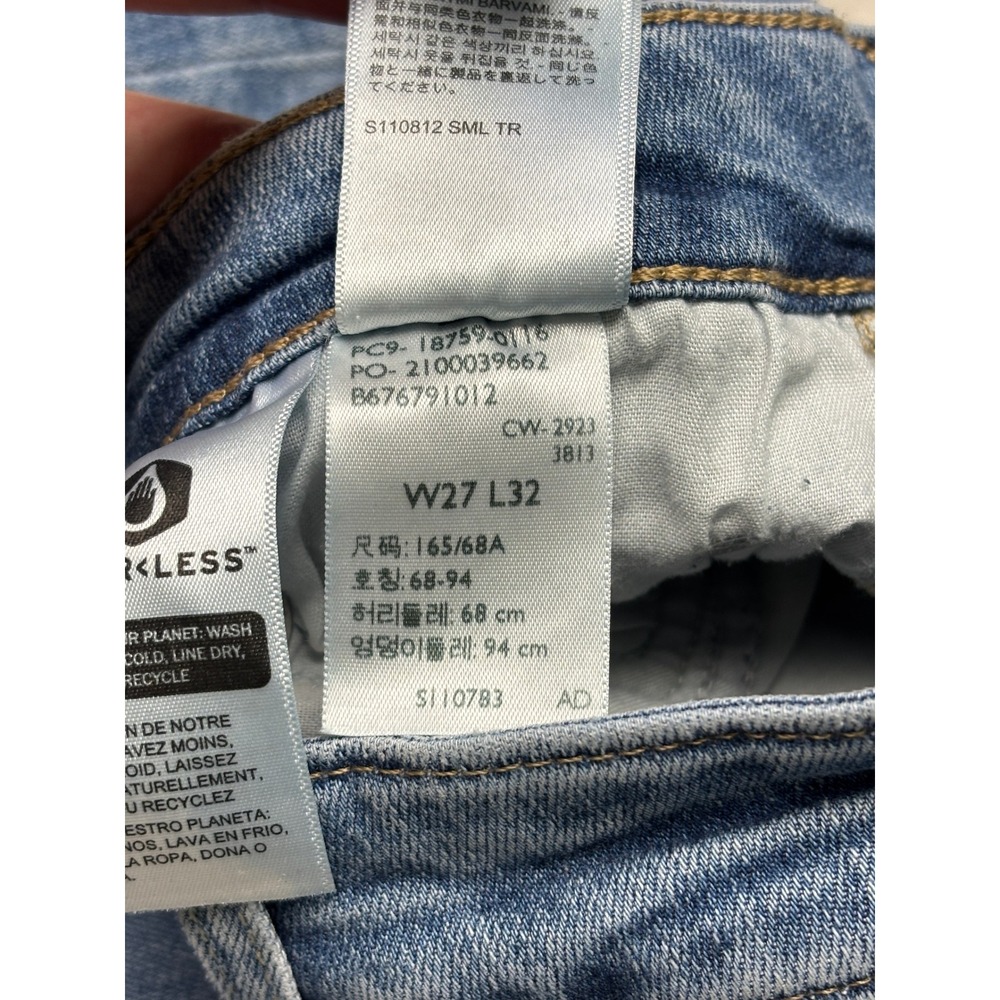 Levis Premium 725 High Rise Bootcut Jeans Blue Denim 27x32 18759-0116 - Picture 8 of 16